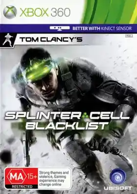 Tom Clancys Splinter Cell Blacklist (USA) box cover front